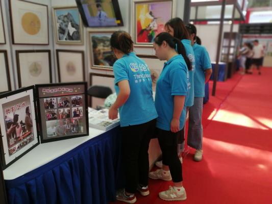 繪智私立美術學習中心淮南校區參加淮南市文博會！