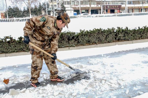 淮南軍分區(qū)為民除雪記