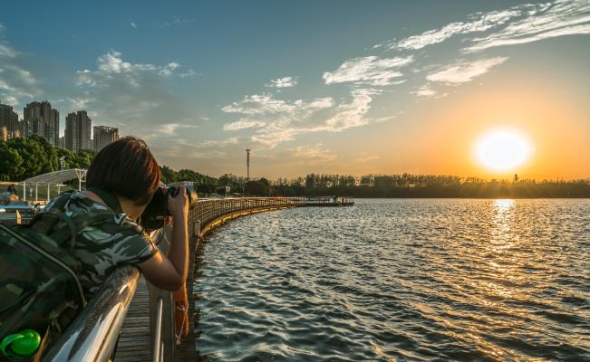 合肥翡翠湖公園風(fēng)光