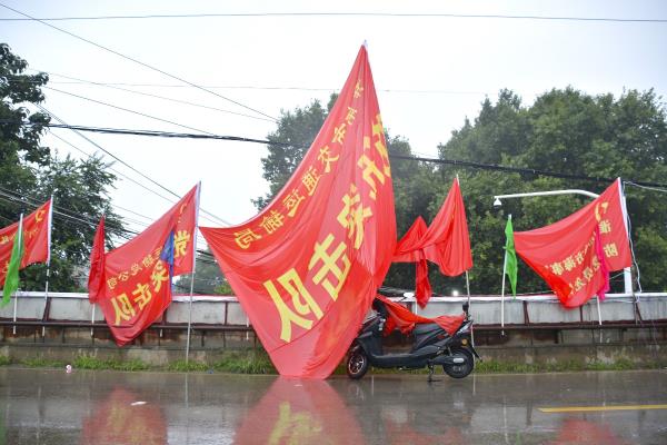 向奮戰(zhàn)在淮河堤壩上抗洪搶險的勇士們致敬！