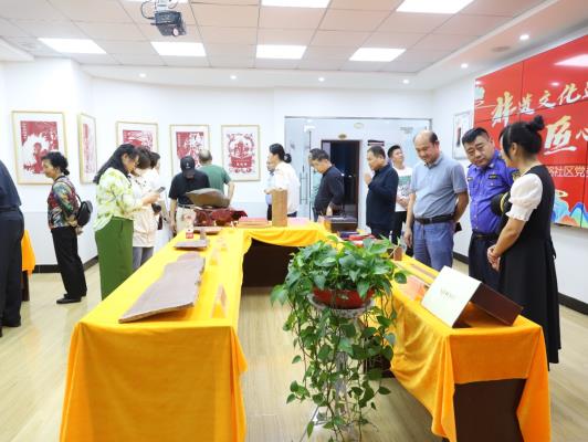 我市田區淮河路社區舉辦兩項非遺聯展