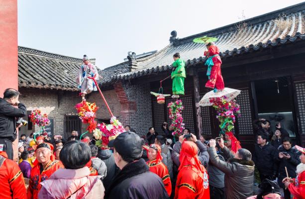 非遺過大年，文化進萬家。系列民俗表演之一一抬閣，肘閣。