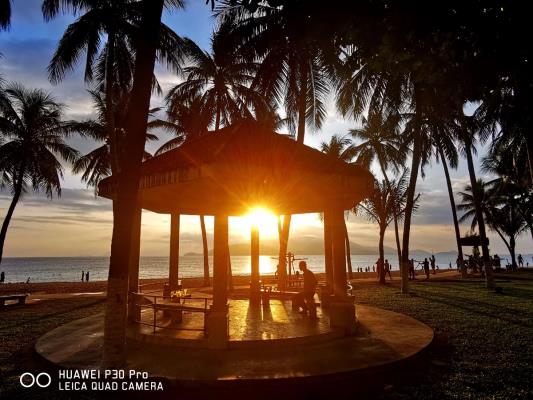 手機記錄生活——海邊看日出