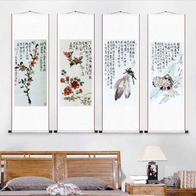 李佩俊抗洪國畫作品