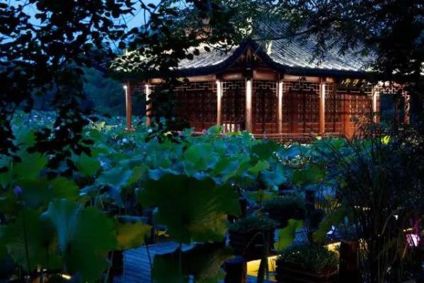 醉太平 . 踏月出巡荷池