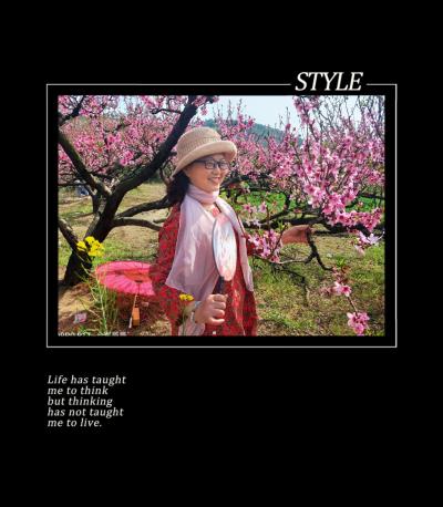 《三月桃花踏春時》