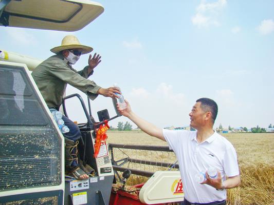 雙廟集鎮眾志成城為夏收保駕護航