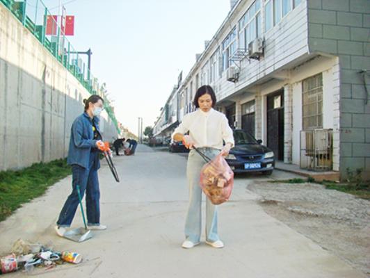 瓦埠湖經濟開發管理區 每周進行環境衛生大掃除主題日活動