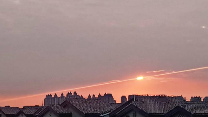 淮南日出也挺美