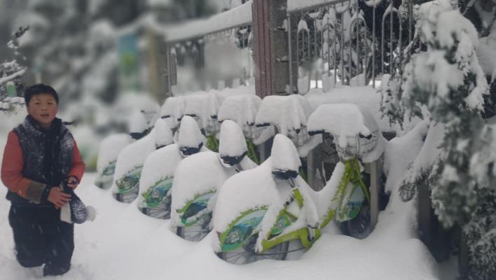 雪中單車