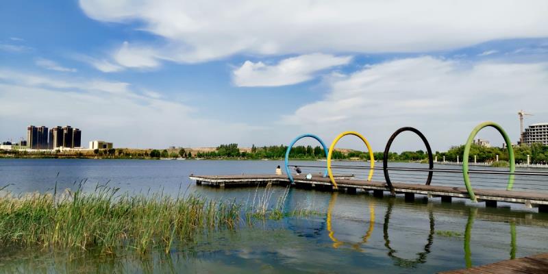 淮南的茶卡鹽湖-中央公園