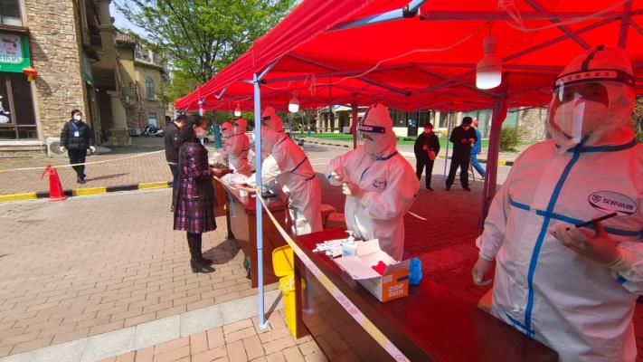 淮南市第二次核酸檢測全面展開