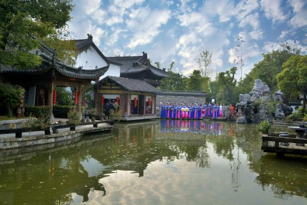 淮南旗袍佳麗合肥劉園走秀