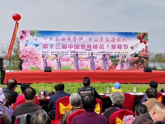 第十三屆中國曹庵桃花?草莓節(jié)如期舉行