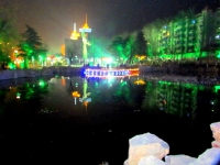 五彩淮南夜景美