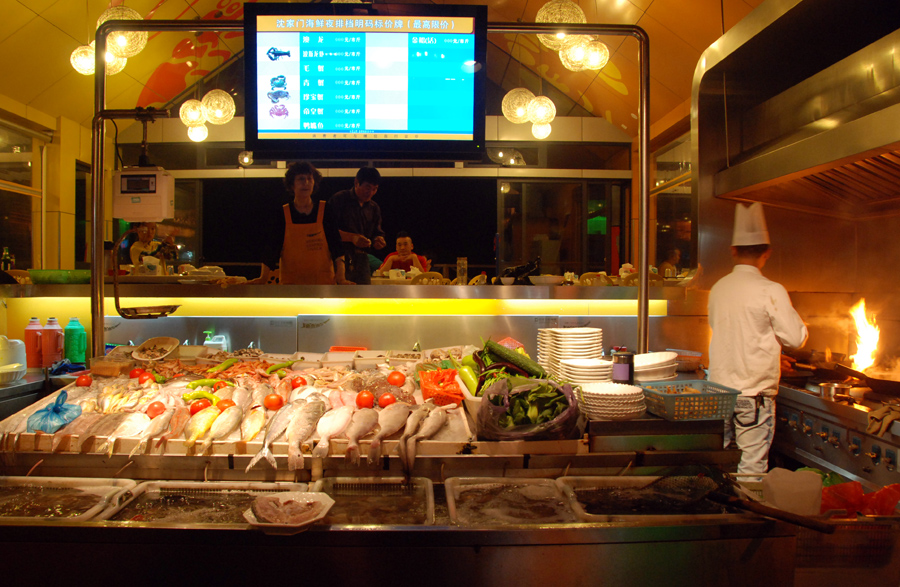 舟山行—普陀沈家門海鮮夜排擋