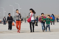 “乘高鐵到南京了！”