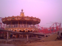 建設中的志高游樂園-手機拍攝