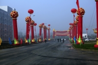 陜汽重卡淮南線正式投產暨新能源重卡下線