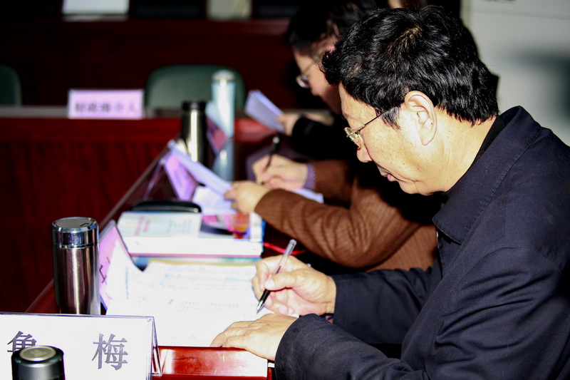 淮南市參與市預(yù)算審議會場掠影