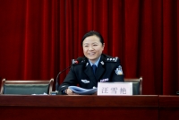 淮南警花宣講黨的十八大會議精神