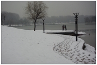 龍湖公園雪景