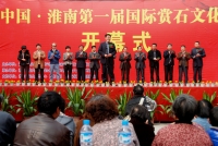 中國淮南第一屆國際賞石展（開幕式拍攝花絮）