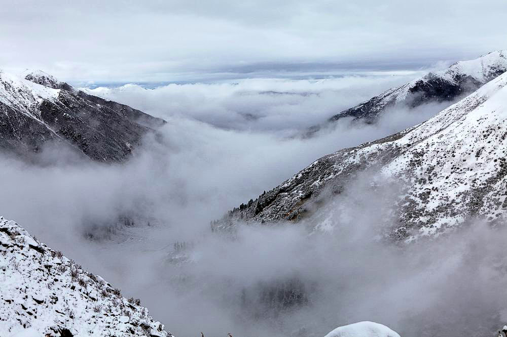 驢行川藏第一險(xiǎn)——翻越冰雪覆蓋的雀兒山(組照)