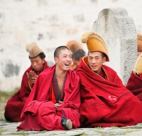 拉卜楞寺的喇嘛們