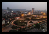 淮南第一立交橋夜景