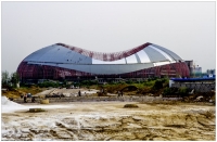 在建的奧林匹克公園主體育館