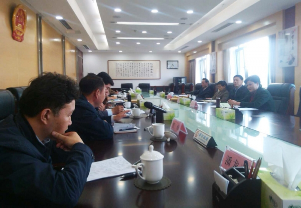 省檢查組來淮檢查大氣污染防治工作