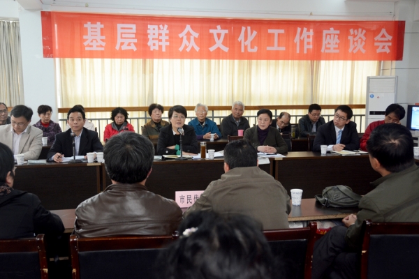 淮南市召開基層群眾文化工作座談會