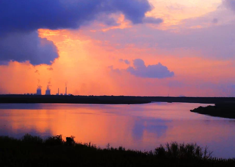 淮南特有的風(fēng)光-“淮河灣”