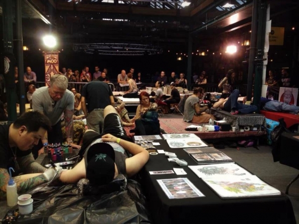 倫敦紋身會展第一天