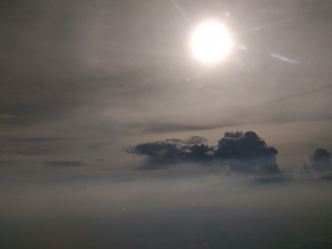 泰國游---飛機舷窗外的世界