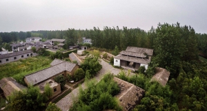 焦崗湖影視城航拍