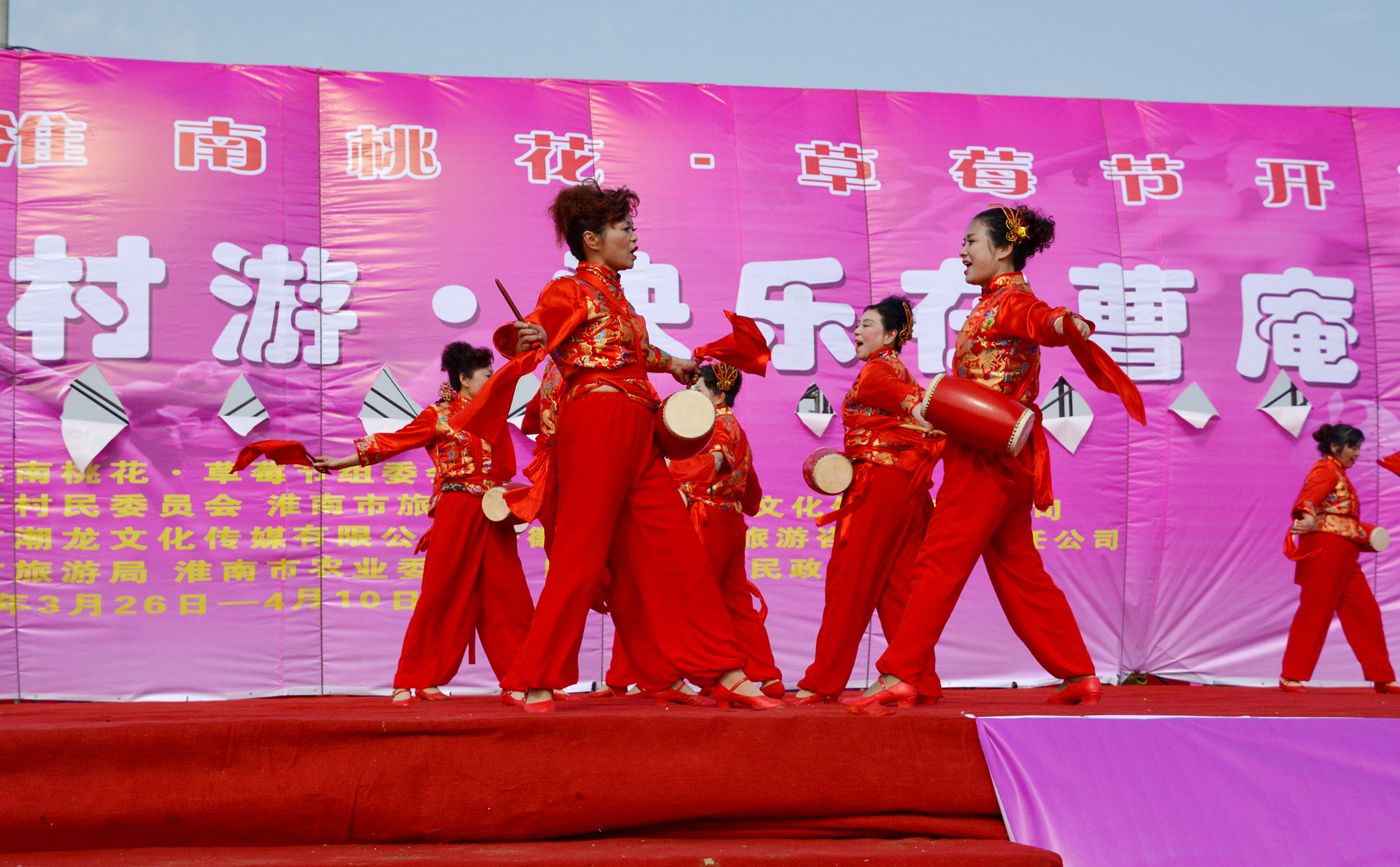 第十屆中國淮南曹安桃花草莓節隆重開幕