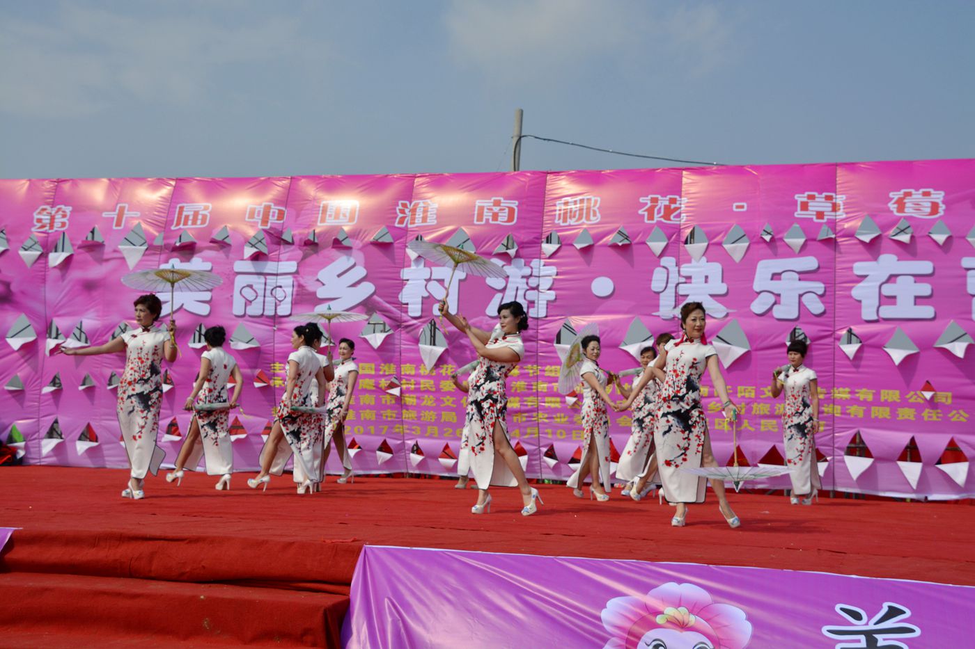 第十屆中國淮南曹安桃花草莓節隆重開幕