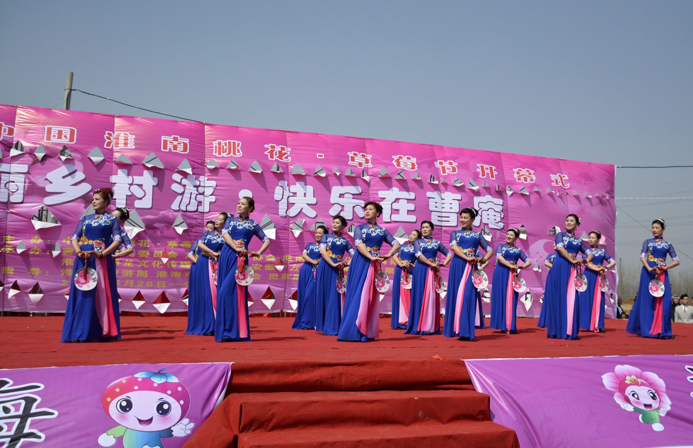 第十屆中國淮南曹安桃花草莓節隆重開幕