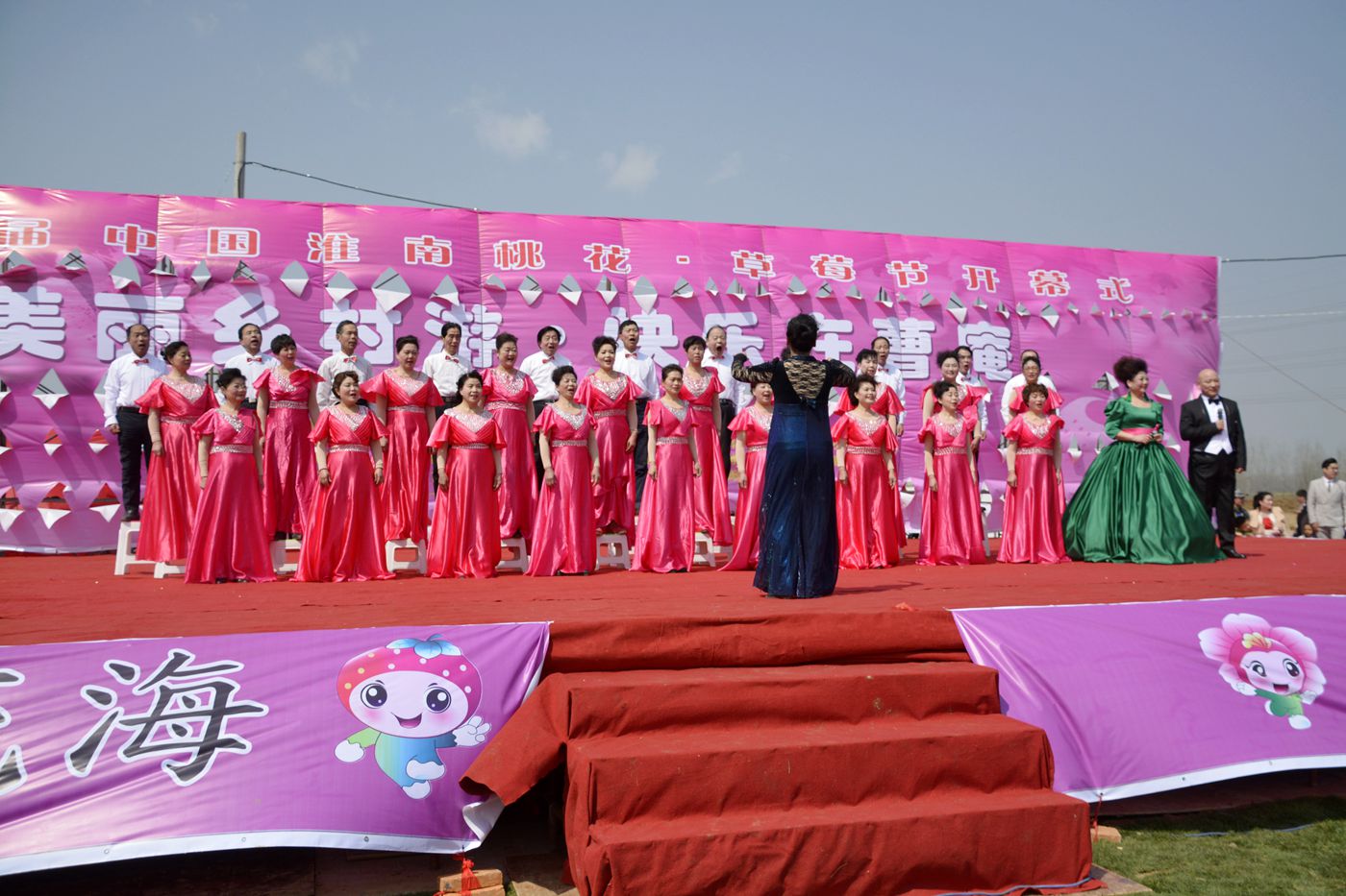 第十屆中國淮南曹安桃花草莓節隆重開幕